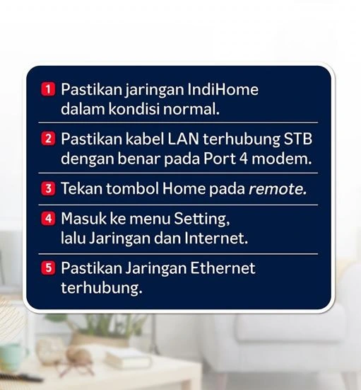 Cara mengatasi kode error 1901 IndiHome TV 2