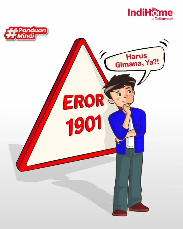 Cara mengatasi kode error 1901 Pada IndiHome TV