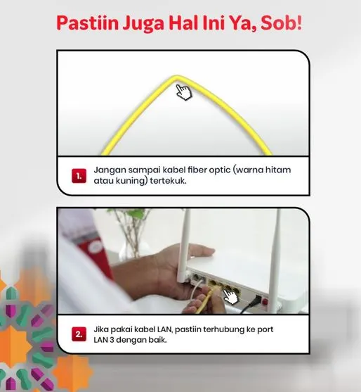Cara Mengatasi Lampu LOS IndiHome Berwarna Merah