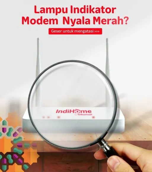 Cara Mengatasi Lampu LOS IndiHome Berwarna Merah